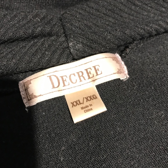 Degree black cardigan sz xxl - Picture 2 of 2